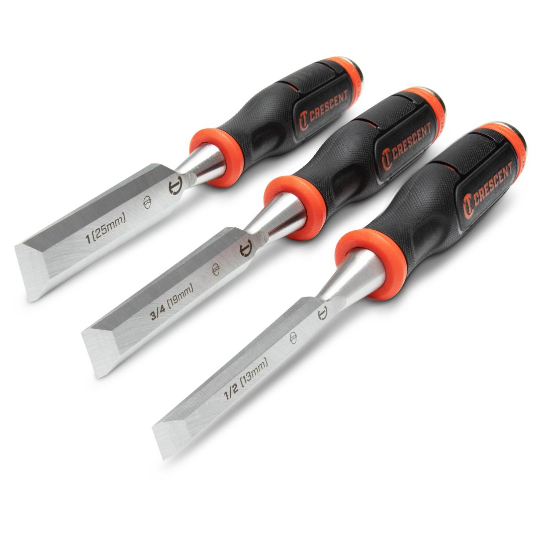 3 Piece Wood Chisel Set - Crescent Tools