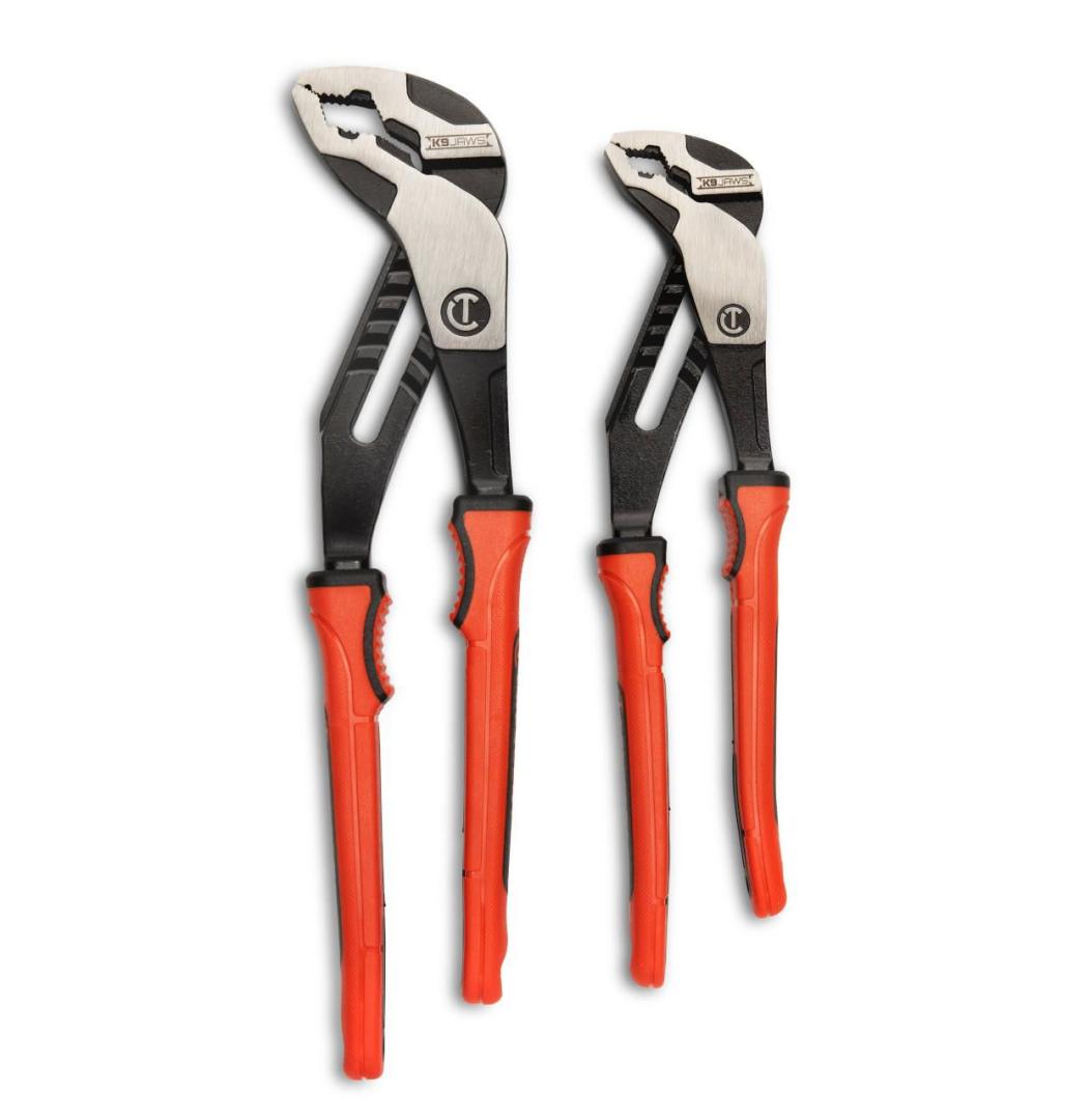 2 Piece Z2™ K9™ V-Jaw Dual Material Tongue and Groove Plier Set