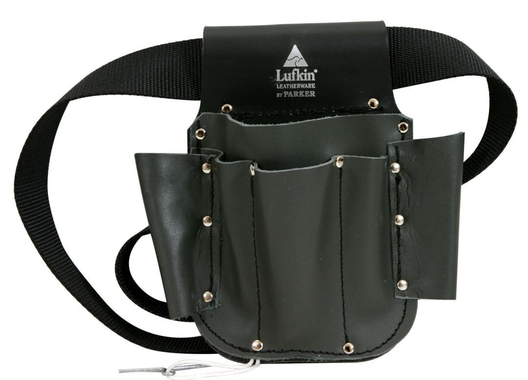 Electricians 10 Pocket Leather Tool Pouch Crescent Tools