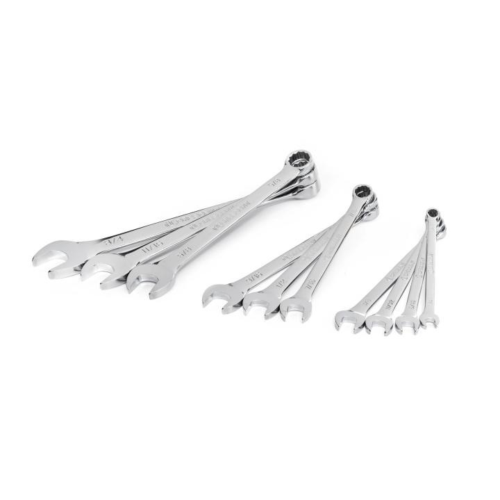 Image of 10 Pc. 12 Point SAE Combination Wrench Set - Crescent