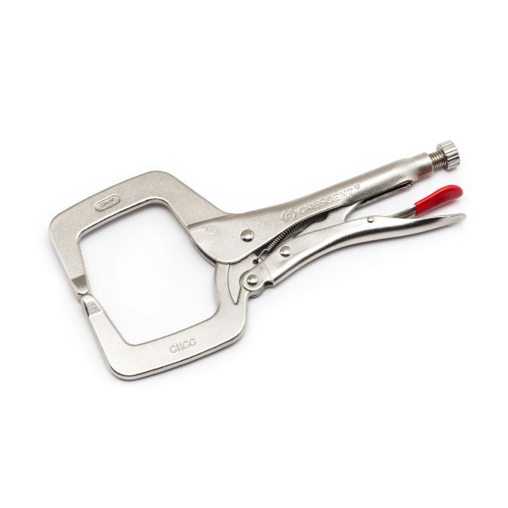 Image of Locking C-Clamps with Regular Tips - Crescent