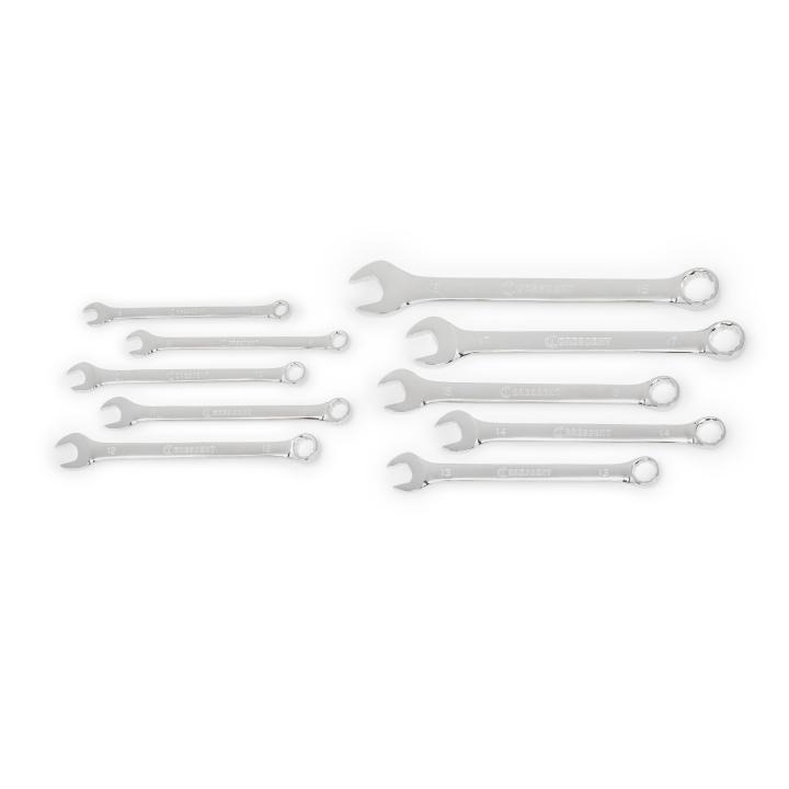 Image of 10 Pc. 12 Point Metric Combination Wrench Sets - Crescent