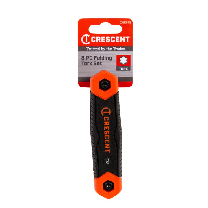 Image of 8-Key Torx® Key Fold-Up Set - Crescent