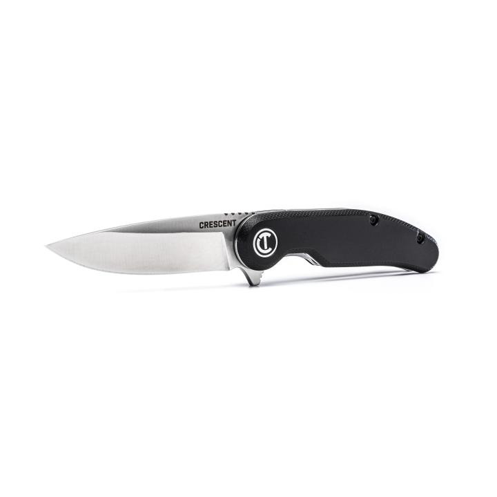 Image of Drop Point Composite Handle Pocket Knife - Crescent