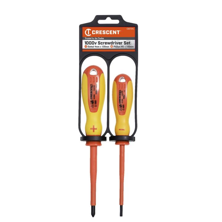 Image of 1000v 2 Pc Screwdriver Set OLD - Crescent