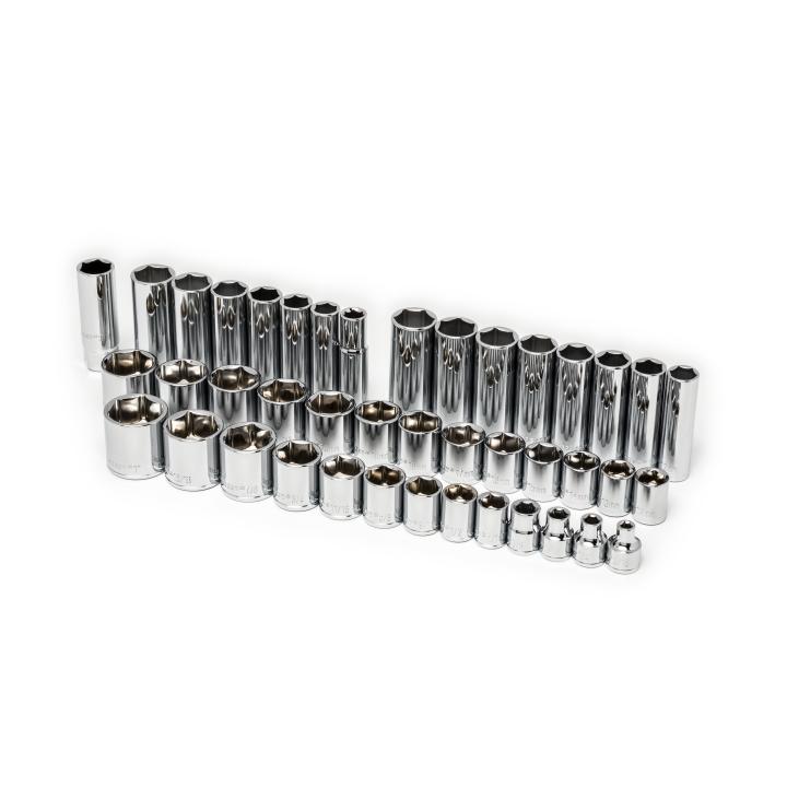 Image of 180 Pc. 1/4" & 3/8" Drive 6 Point SAE/Metric Professional Tool Set - Crescent