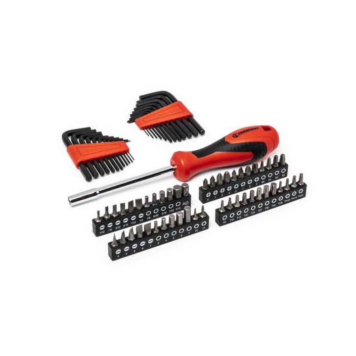 Image of 180 Pc. 1/4" & 3/8" Drive 6 Point SAE/Metric Professional Tool Set - Crescent
