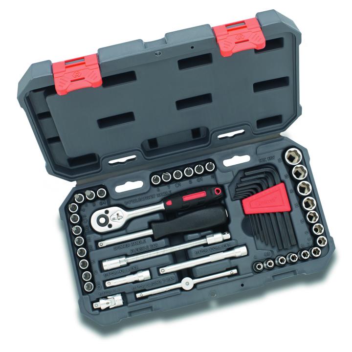 Image of 45 Pc. 1/4" Drive Mechanics Tool Set - Crescent