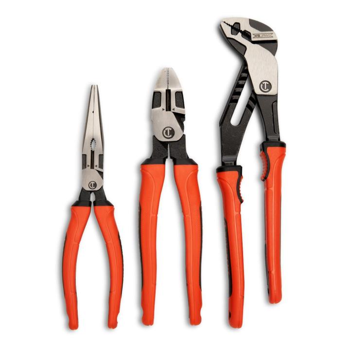 3 Piece Z2™ Mixed Dual Material Plier Set - Crescent Tools
