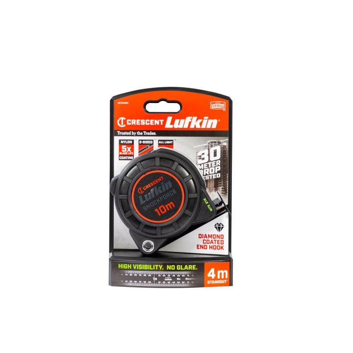 Shockforce Nite Eye™ 10m X 30mm Tape Measure - Crescent Tools