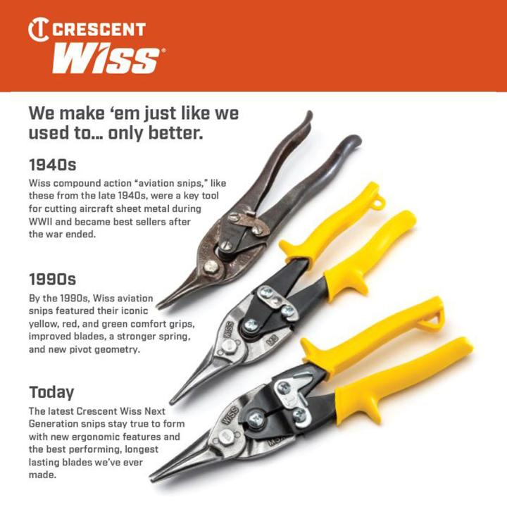 9 3 4 Compound Action Straight Left and Right Cut Snips Crescent Tools