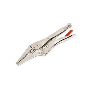 Image of Long Nose Locking Pliers with Wire Cutter - Crescent