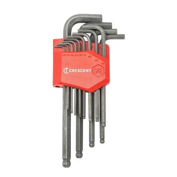Image of 13-Key SAE Ball End Long Arm Hex Key Set - Crescent